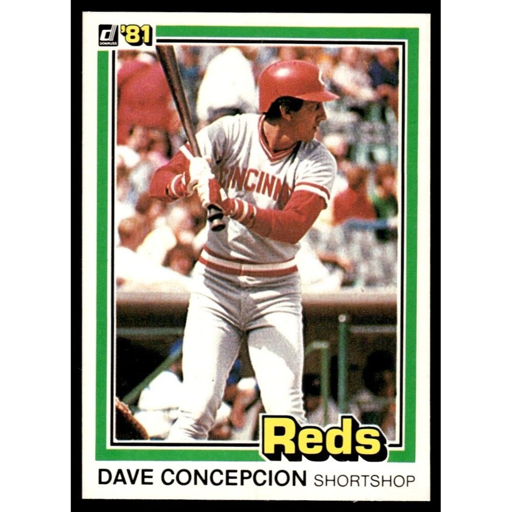1981 Donruss Dave Concepcion Cincinnati Reds #181